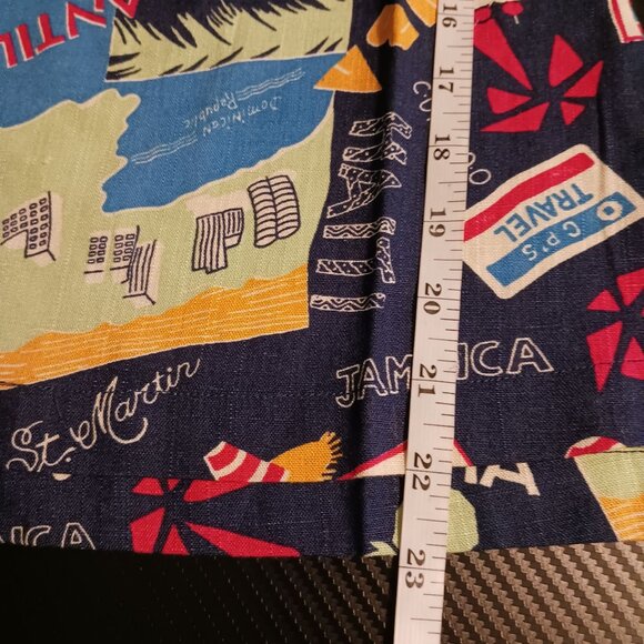 NEW ModCloth Delightful Demeanor Short Sleeve Linen Blend Blouse Size XXS Navy V - Picture 16 of 16